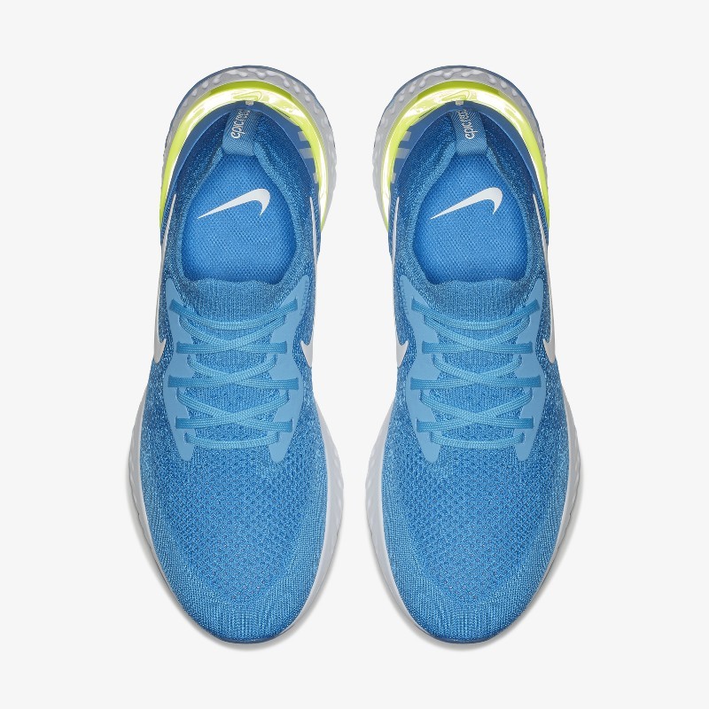 Nike epic react flyknit blue glow hotsell